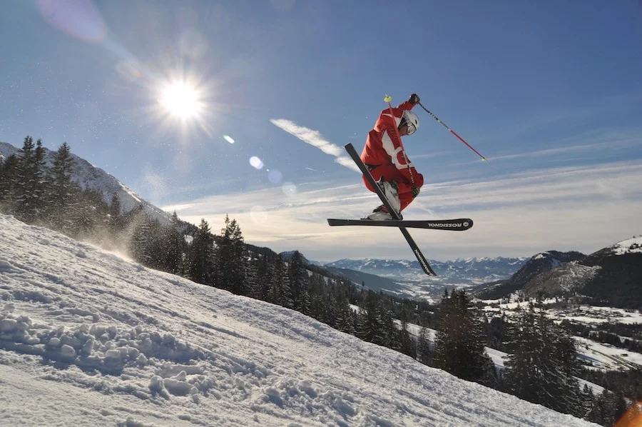 Das Skigebiet Oberjoch entdecken während deines Urlaubs in Bad Hindelang