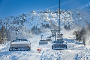 Skigebiet Oberjoch zum Skifahren und Snowboarden: das Skigebiet von Bad Hindelang