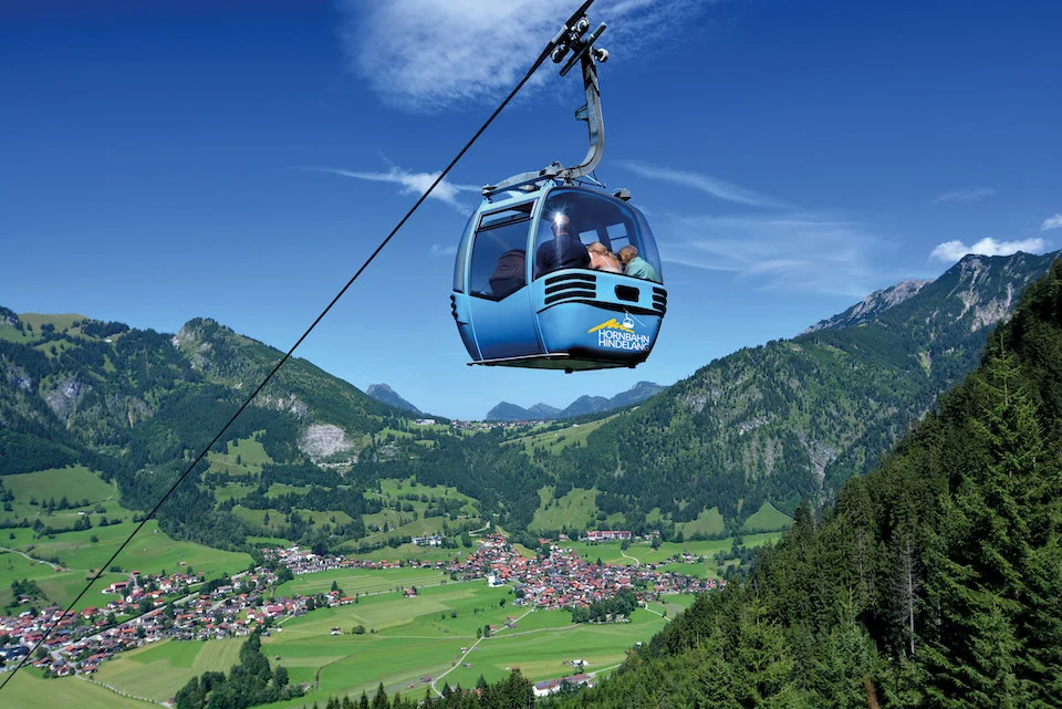 Hornbahn in Bad Hindelang: Die Bergbahn zu den Ausflugszielen Burgschrofenblick, Imberger Horn und vieles mehr