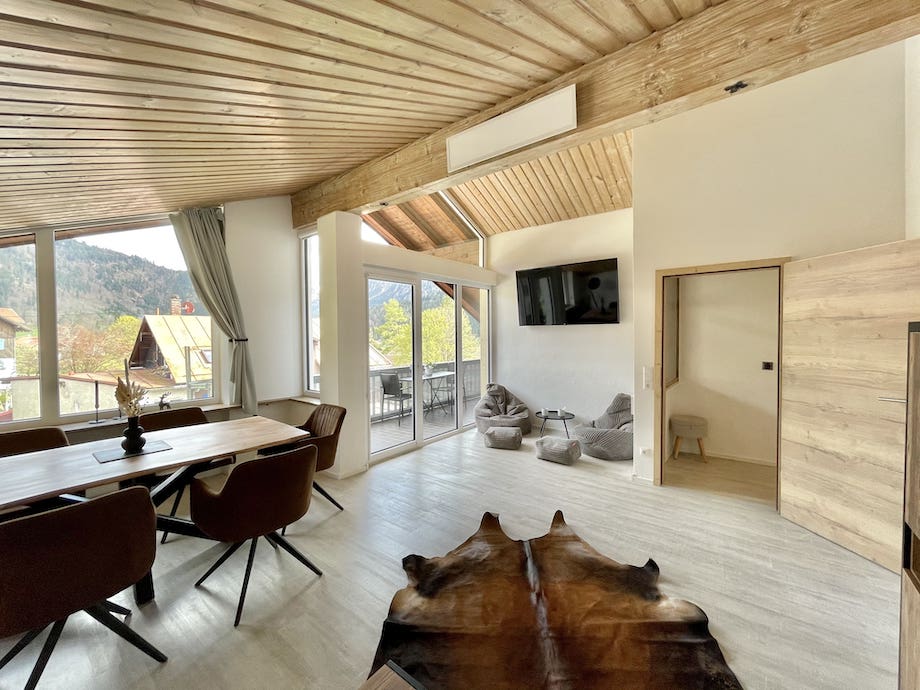 Bad Hindelang Ferienwohnung mit Panoramablick über die Allgäuer Alpen in Bad Oberdorf