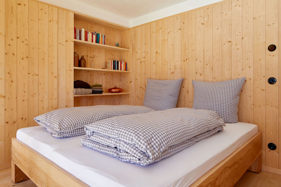 Gemütliche Schlafzimmer im Ferienhaus in Bad Hindelang