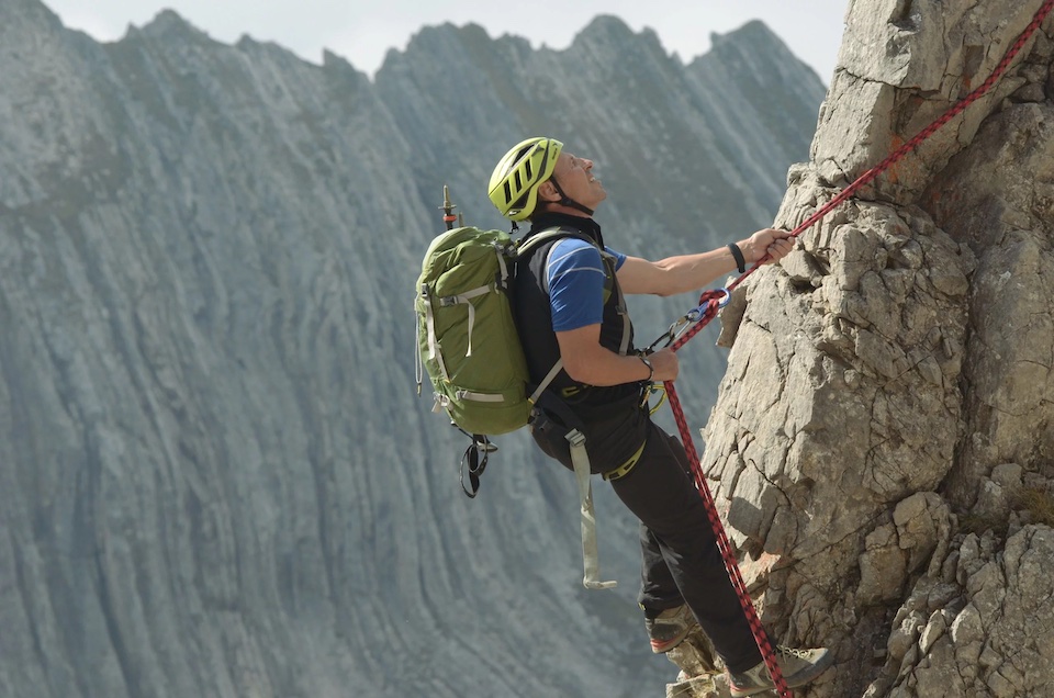 Klettern am Hochvogel in Hinterstein