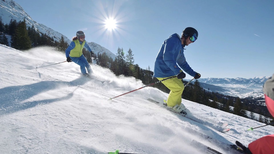 Skifahren am Iseler in Oberjoch bei Bad Hindelang